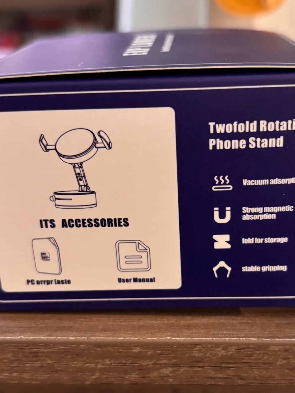 EXPLORER Twofold Rotation Phone Stand - Black